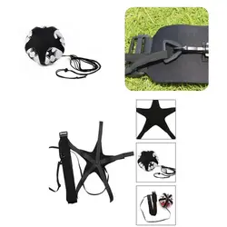 Practical Soccer Wasit Belt Adjustable Assistant Ball Juggle Circling Belt Footaball Waist Belt
