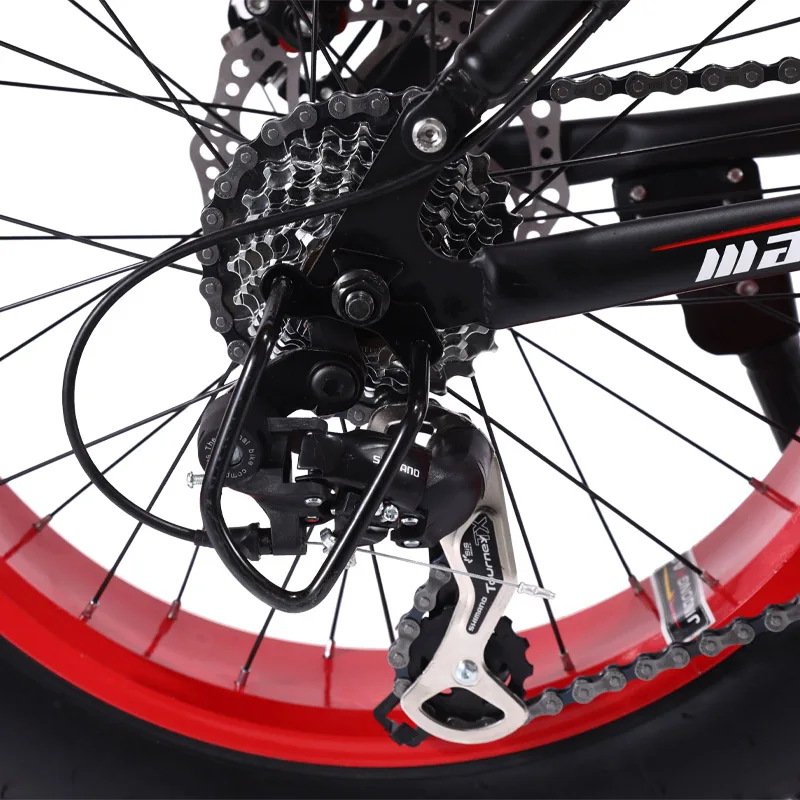 Стальная складная рама Fatbike 26*4 0 колеса 24 скорости SHIMANO|Электровелосипед| |