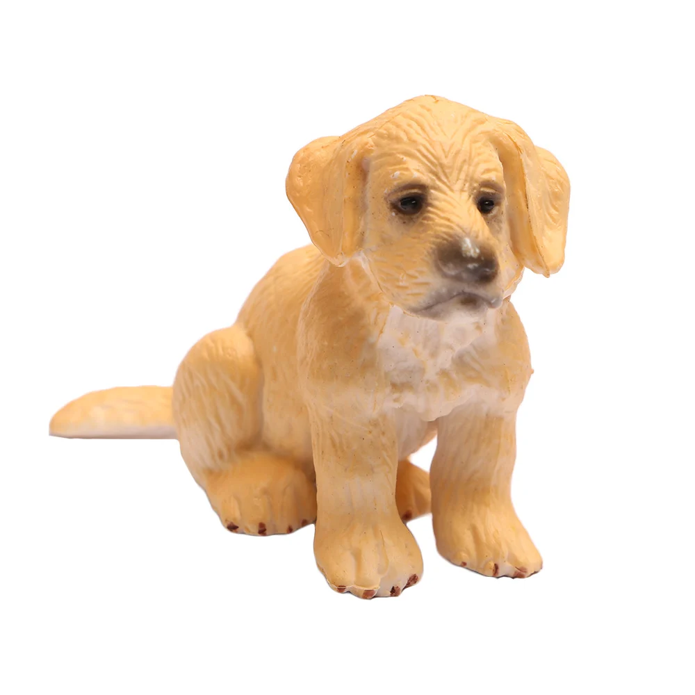 Simulation Mini dog Miniature Figurine Animal Model Toys Children Gift Fairy Garden Decoration Accessories