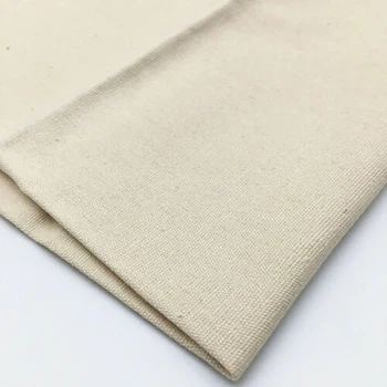 

1*Canvas Fabric 100% Plain Cotton Duck Canvas Fabric Thicken Bag Sewing Table Cloth Upholstery Durable