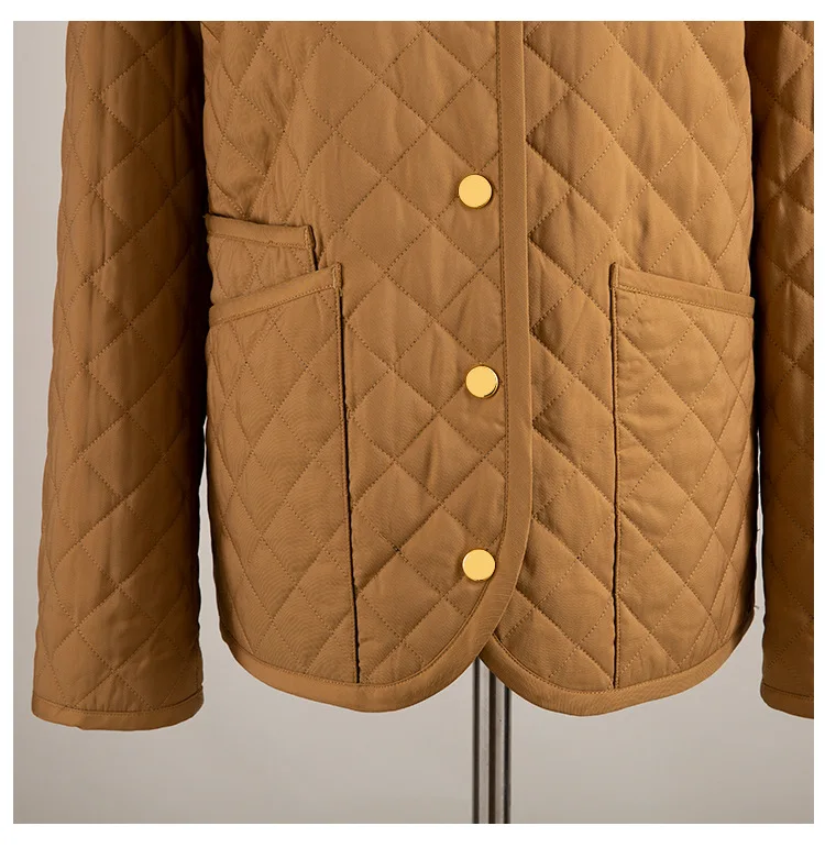 SuperAen куртки Европейского фасона женские Необычные Зимние новые женские однобортные одноцветные куртки с карманами женская одежда