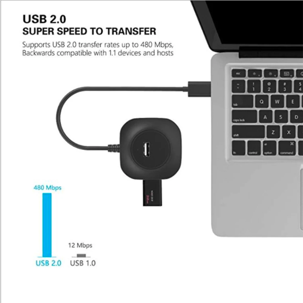 DIDIHOU концентратор разветвитель 3,0/2,0 4 кабель usb-хаб Micro USB или ПК планшеты компьютер 1 шт