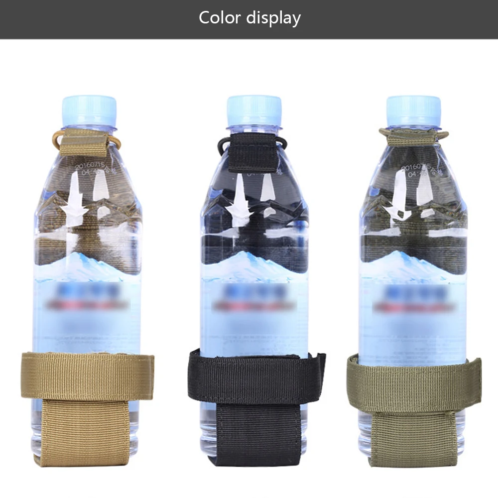 Открытый тактический чайник набор нейлоновая тесьма Пряжка крюк бутылка для воды держатель с карабином ремень рюкзак Кемпинг Туризм Бутылка Для Воды Сумка