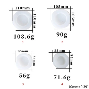 

2020 New Resin Crystal Epoxy Mold Ashtray Casting Silicone Mould DIY Crafts Making Tools