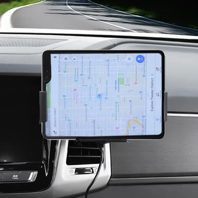 Auto Clamping Car Phone Mount Holder with Wireless Charger 1
