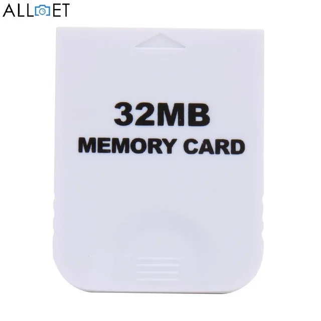 4MB 8 Мб 16 Мб 32 Мб 64 Мб 128 МБ 256 МБ 512 Мб памяти для хранения карт для геймпад для nintendo wii консоль ГК Gamecube N GC игра карты памяти Сохранить Saver, подарок на Рождество - Цвет: White 32MB