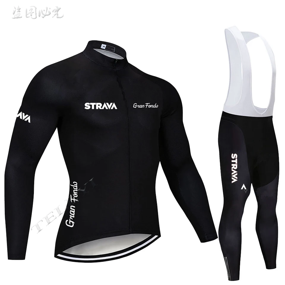 STRAVA темно-синий Pro Team с длинным рукавом Майки для велоспорта Ropa Ciclismo Майо Одежда для велоспорта Дышащая Mtb Одежда для езды на велосипеде - Цвет: 19