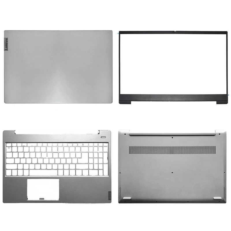 laptop stand with fan NEW For Lenovo IdeaPad S340-15 S340-15IWL S340-15API Laptop LCD Back Cover/Front bezel/Hinge Cover/Palmrest/Bottom Case Silver laptop skin cover Laptop Accessories