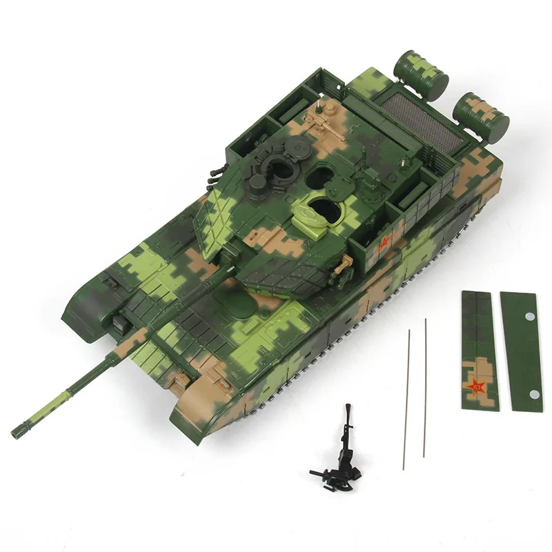 

Large 99A Overhaul Tank Model Metal 1: 24 Armoured Car Model Static Military Decoration