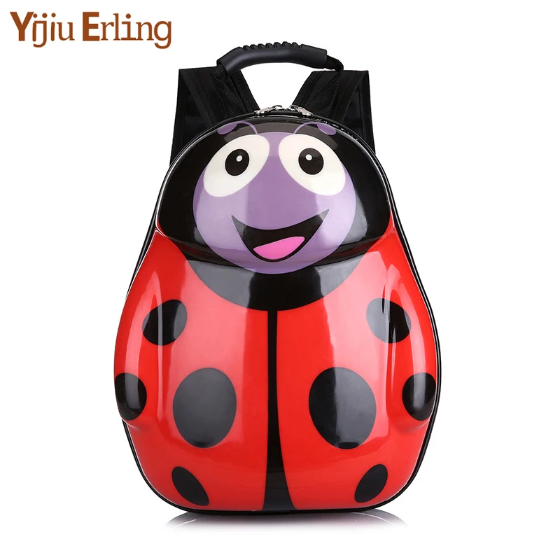 

Kindergarten Children's School Bag Eggshell 13Inch ABS+PC Cartoon Pattern Shoulder Waterproof Backpack Children's Stationery Bag