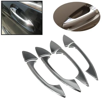 

4 PCS/Set Chrome Door Handle Cover For Mercedes- For Benz E GLK ML CLA C-Class W204 W212 Professional Car Accessories