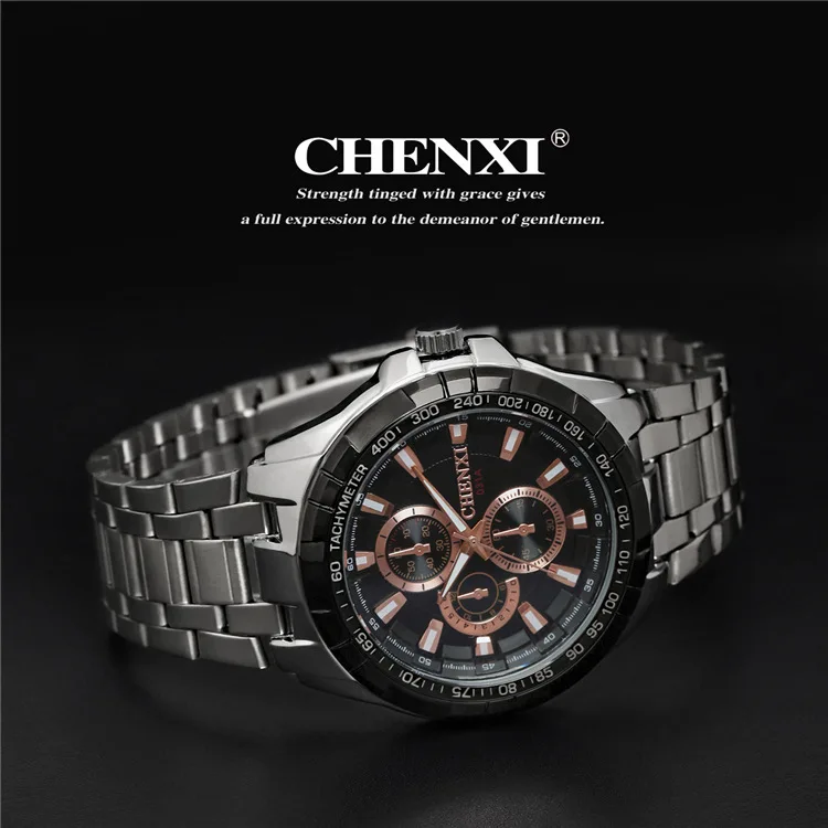 

Genuine Product Watch Men's Casual Watch MEN'S Watch Fashion Steel Belt Men's Watch Sports Large Dial 031