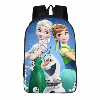 

Disney New Cartoon Backpack For Kids Elsa Anna Schoolbag Cute Girls Princess School Bag Boys sofia Kindergarten Backpacks