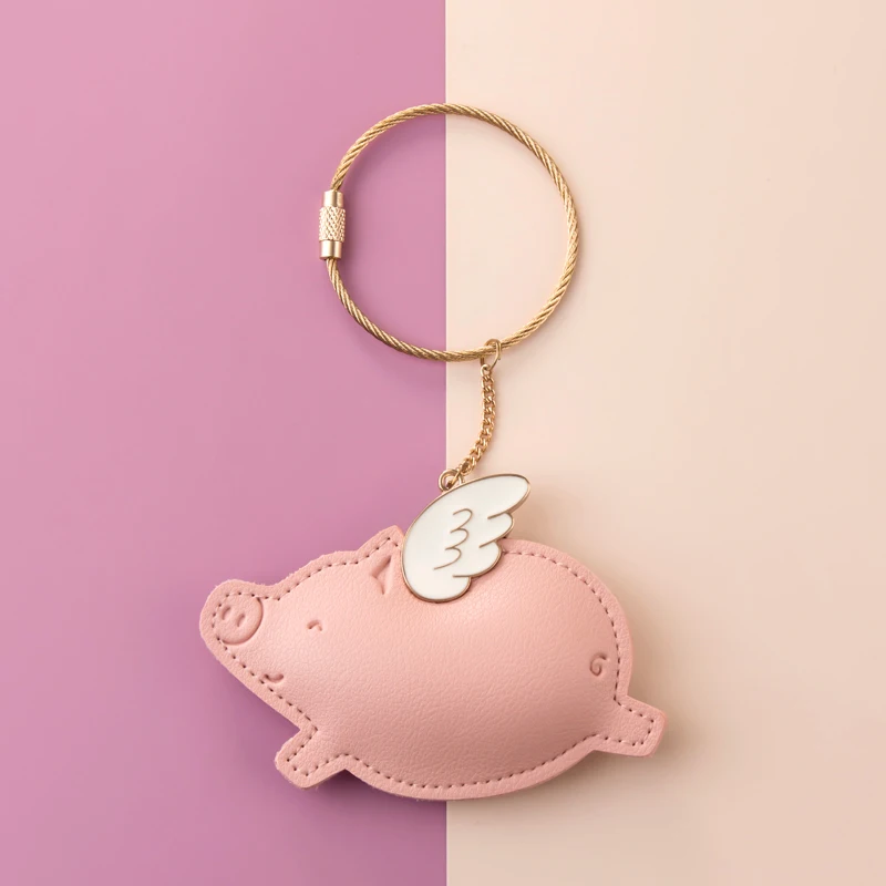 PU Cotton Small Colorful Animal Keychain Fly Pig Elephant Unicorn Seal Bear Octopus Whale Cake Car Bag Hanging Pendant Jewelry 2