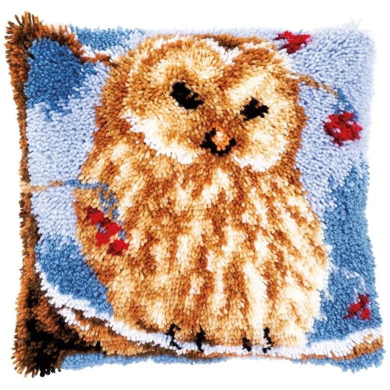 ^Cheap Latch Hook Animal Owl Cushion Pattern Pillow Case Crochet Art & Crafts Acrylic Embroidery Sofa Bed Cushion Cover Home Decor ^Cheap Latch Hook Animal Owl Cushion Pattern Pillow Case Crochet Art & Crafts Acrylic Embroidery Sofa Bed Cushion Cover Home Decor