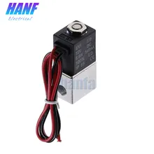 12 В постоянного тока Электрический клапан 1/" внутренняя резьба 2 пути Пневматический воздушный Алюминиевый Электрический электромагнитный клапан N/C