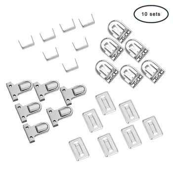 

10pcs 35x25x11mm Iron Push Lock Clasp Sets for Purses Bags Clasps Fastener