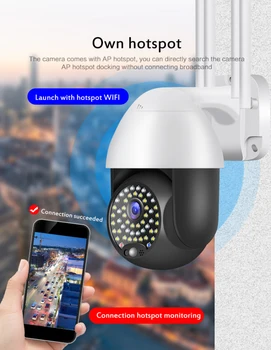 

New Hot Sale 1080P PTZ IP Camera Speed Dome Wireless Wi-Fi Network IR Security Camera Outdoor Waterproof Surveillance Camera
