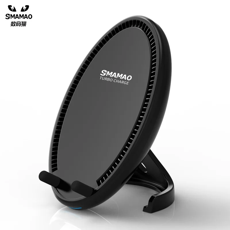 

Customizable Illicit Model Digital Cat Qi Fast Charge Wireless Charger Double Coil Heat Dissipation Mobile Phone Fast Wireless C