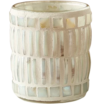 

Nordic Glass Living Room Romantic Candle Holders Fashion Windproof Candelabra Decoration Porta Velas Christmas Decor EC50ZT