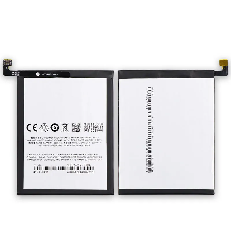 Высококачественный аккумулятор BA811 для Meizu Meilan M811Q 6T MLBU 3300mAh