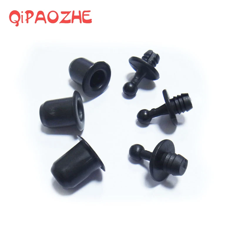 

Newest 10Pair DIY Audio Speaker Buckles Plastic Speaker Grill Peg Ball Socket Fastener Screw Part Kit for Speaker Accessories