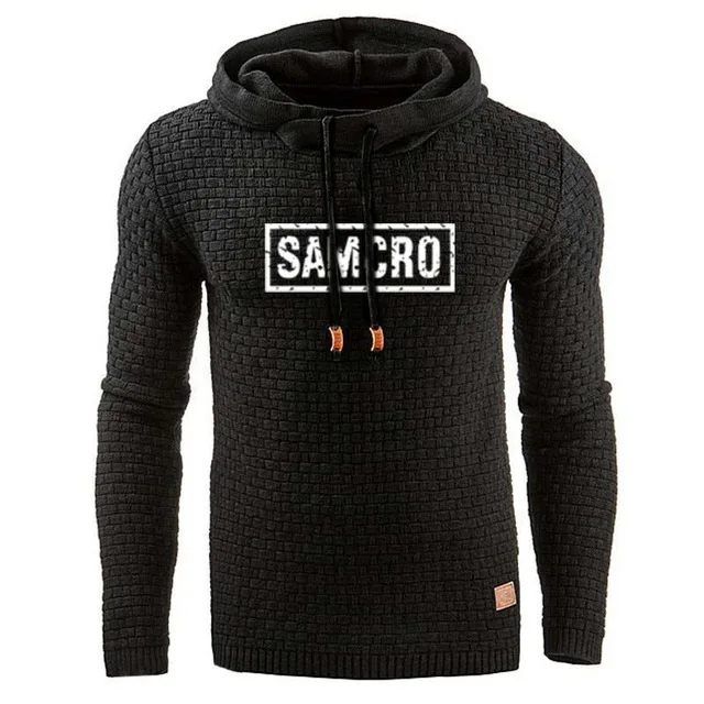 Г. SOA Sons of anarchy/модные мужские толстовки с капюшоном с принтом SAMCRO повседневная мужская Толстовка Зимняя флисовая толстовка в стиле хип-хоп H