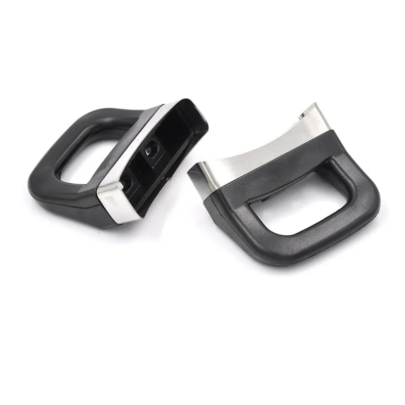

2PCS Double Hole Accessories Pot Handle Ergonomic Bakelite Grip Easy Install Pan Black Anti Scalding Short Replacement Household