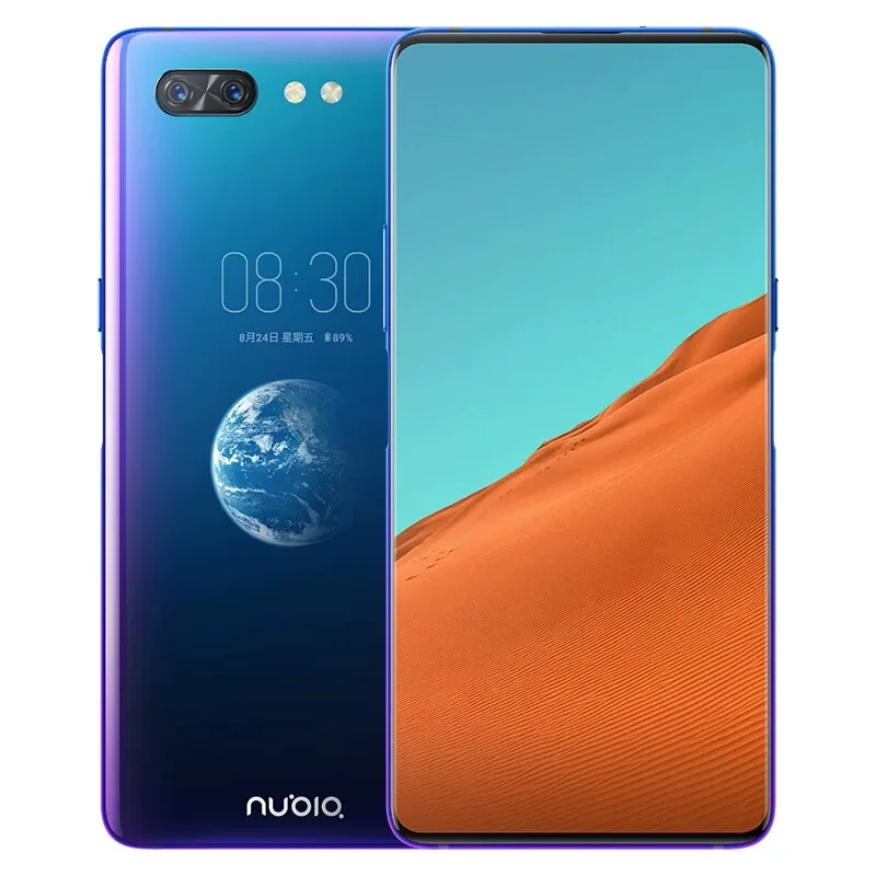 Новый ZTE Nubia X мобильного телефона 6/8GB Оперативная память 64/128 ГБ Snapdragon 845 Octa Core 6 26 + 5