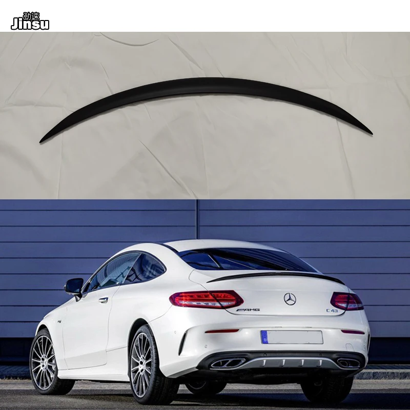 Fits Mercedes Benz C Class W5 C5 C180 C0 C250 C300 C350 C63 C43 Amg Coupe 14 19 Carbon Fiber Rear Boot Lip Cf Rear Trunk Spoiler W5 Rear Spoiler Mimbarschool Com Ng