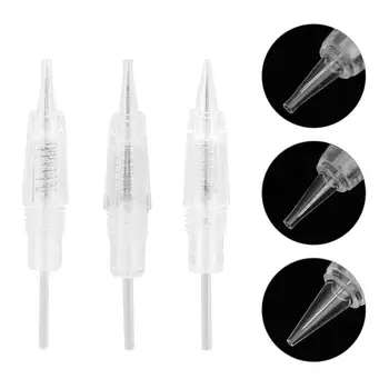 

1Pin/3R/5R Per 10pcs Microblading Semi-Permanent Makeup Tattoo Needle Cartridge Needles for Screw Tattoo Machine Tattoo Supplies