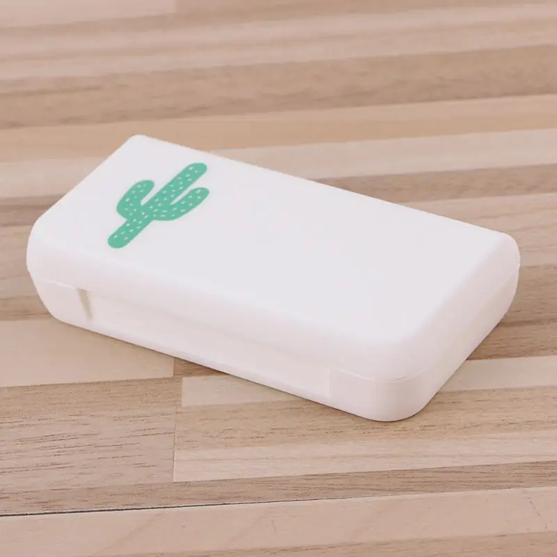 Mini 3 Grid Pill Box Medicine Tablet Storage Dispenser Organiser Container Tool