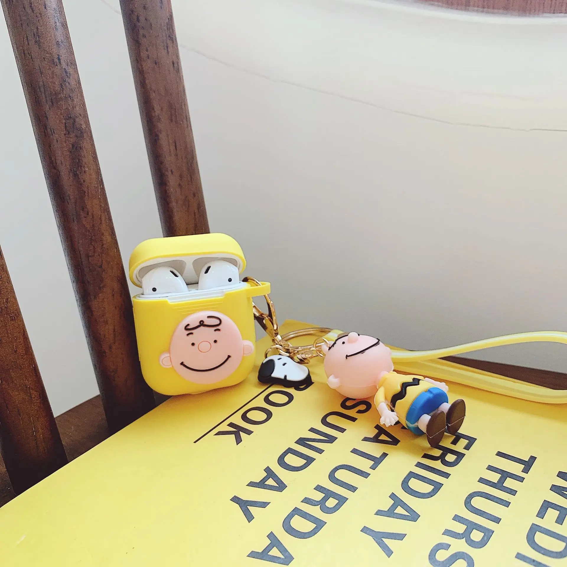 6 Милый мультфильм koomi Марка pom-Pom Purin My Melody ударопрочный корпусы гарнитурные для Apple Airpods 1/2 силиконовый защитный чехол для наушников - Цвет: 6