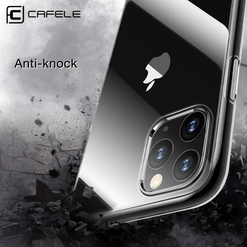 CAFELE Soft TPU Case for iPhone 11 Pro MAX Mobile Phone Silicone Case Ultra Thin Transparent Back Cover for iPhone 11 pro