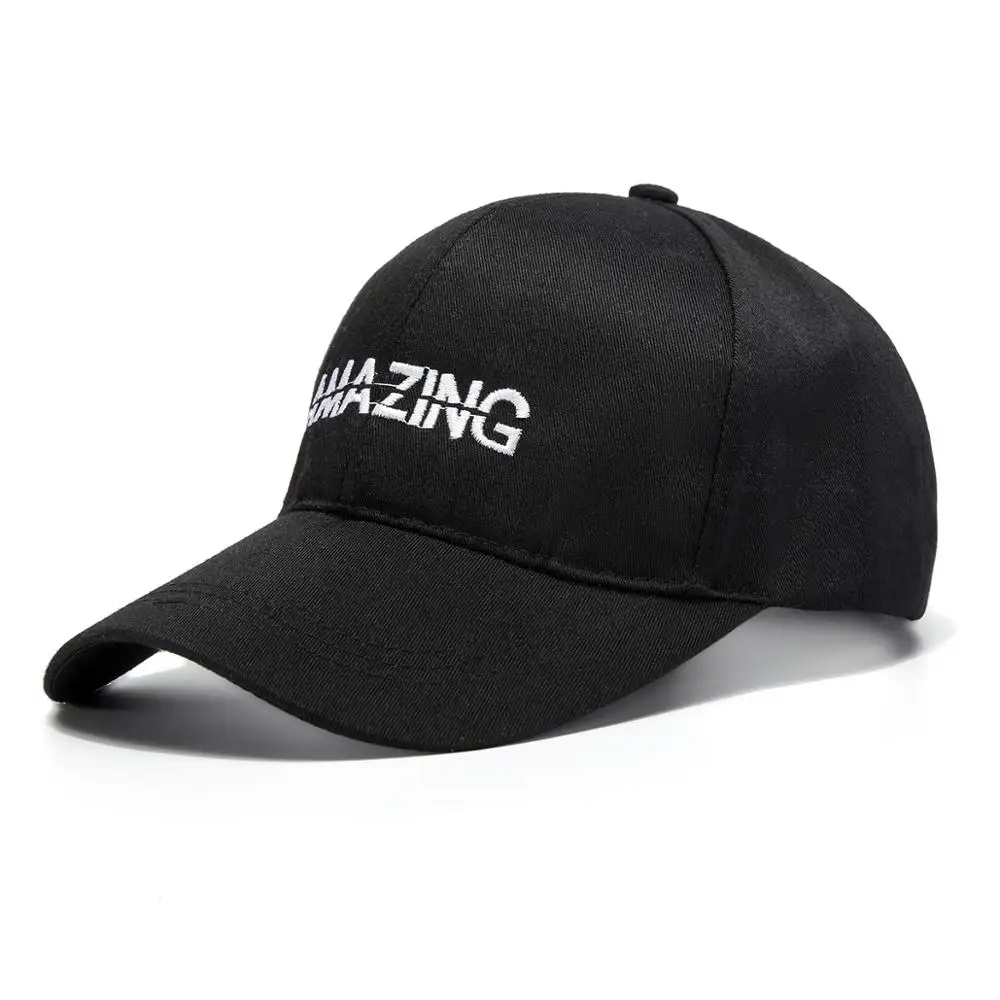 

BISONJS 2020 Summer Letters Embroidery Cotton Baseball Cap Men Fashion Snapback Caps Adjustable Women's Casual Hip Hop Sun Hats