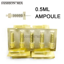 50 шт., 0,5 мл, гиалуроновая ручка, ампулы, шприц для игл, мезотерапия, пистолет для инъекций, распыление, стерильные ампулы, иголки с головкой