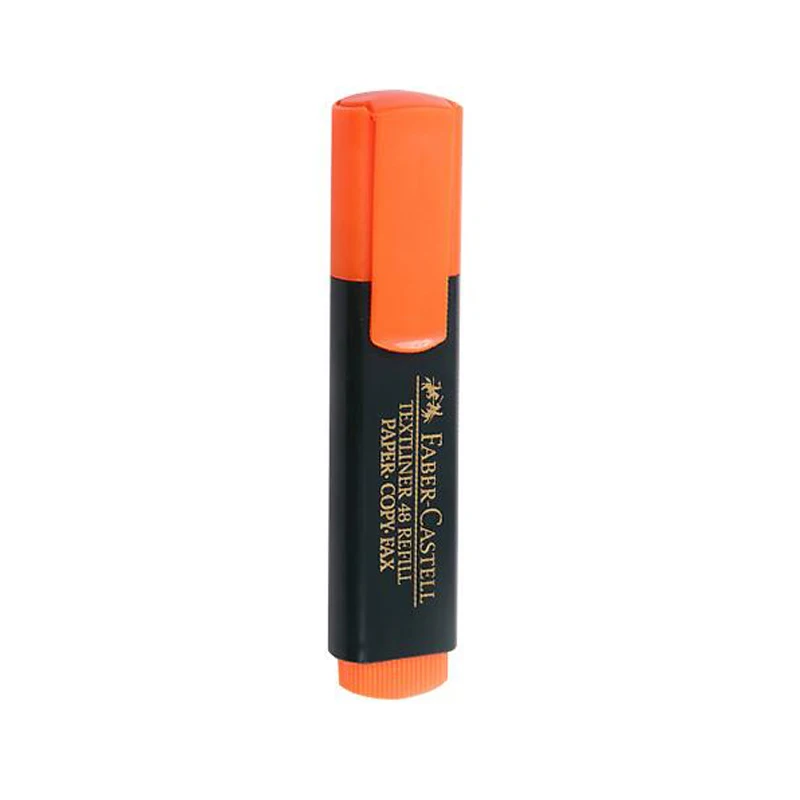 orange 1pcs 1 шт. Фабер-Кастель хайлайтер конфетный цвет маркировка ключ Рисунок Живопись студенческие и офисные принадлежности Канцтовары - Цвет: orange 1pcs