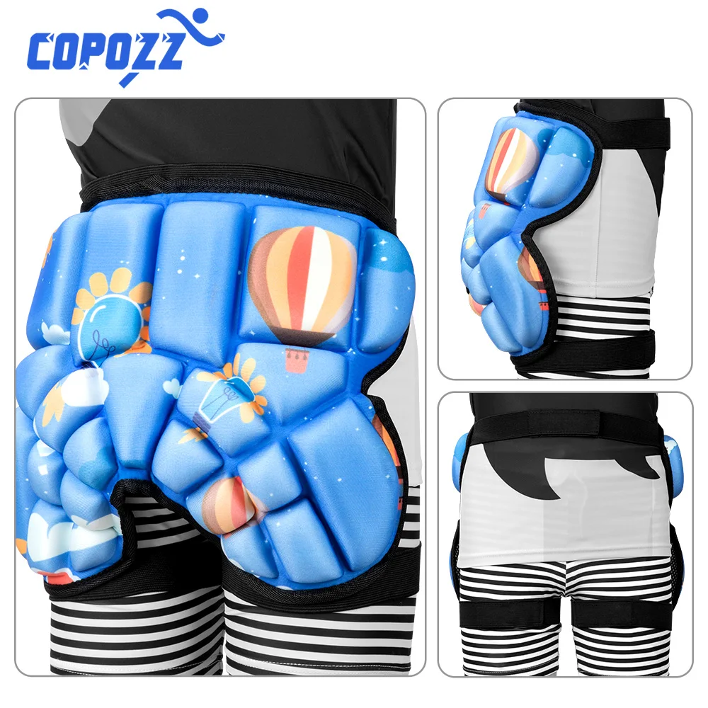 

COPOZZ Children Outdoor Sports Gear shorts Ski Snowboard Protection Skiing Protector Skating Protective Hip Butt Padded Shorts