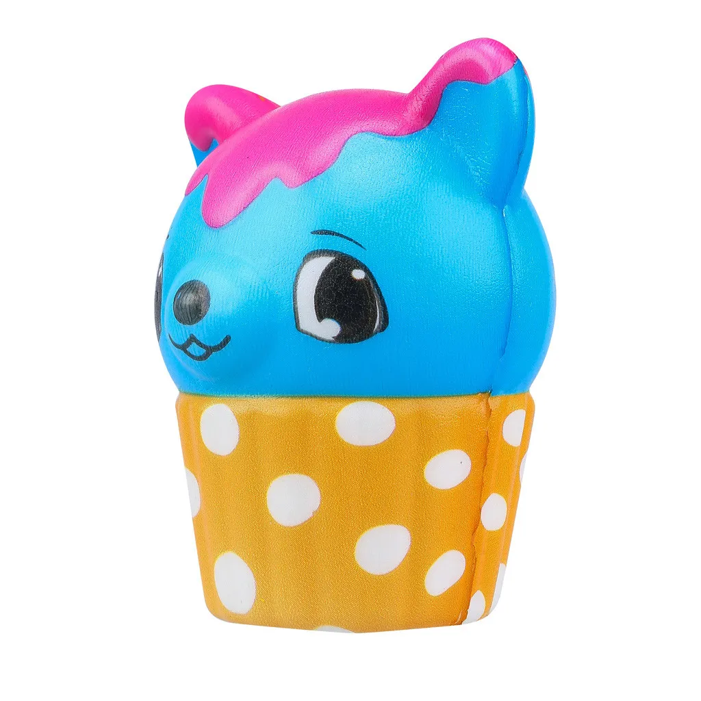 Squishies Kawaii очаровательное мороженое олень медленно растущий крем ароматизированный эластичный экологически полиуретановые стресс игрушки подарки FH5