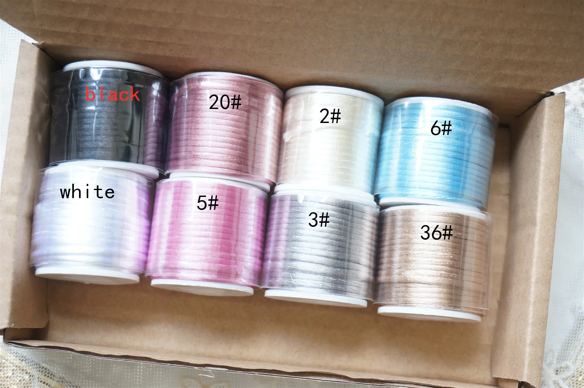 

11# 2mmX10m/roll Strong Braided Macrame Silk Satin Nylon Cord Rope DIY Making Findings Beading Thread Wire 2mm