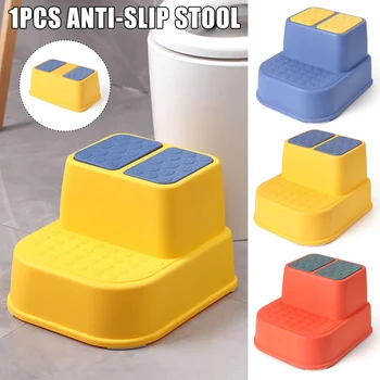 

Multi-Function Step Stool Anti-Slip Thicken Footstool Single/Double Layers Stool for Kids Children LXY9