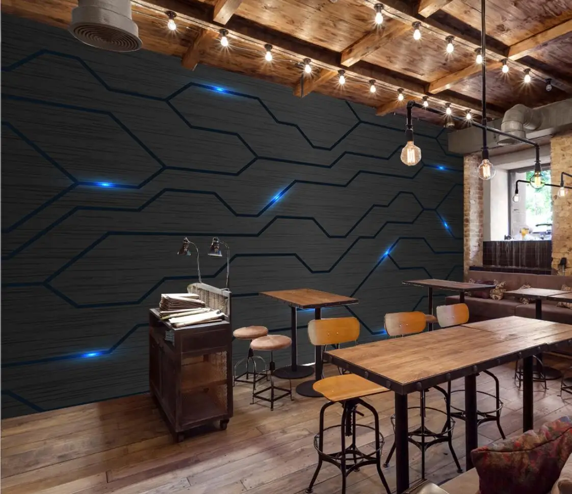 

beibehang Custom Technology computer circuit board wallpaper living room landscape TV sofa backdrop 3D wall paper bedroom decor