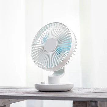 

Mini Air Circulation Fan 90 Degree Rotation Strong Wind Power Usb Charging Low Noise High Wind White