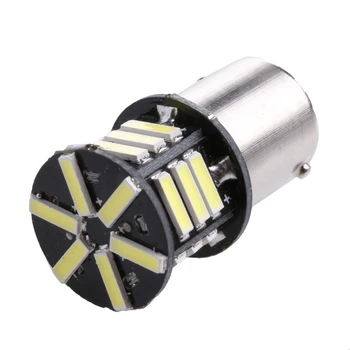 

2021 New 2x Canbus No Error White LED Tail Backup Reverse Light Bulb BA15S 1156 7506 P21W