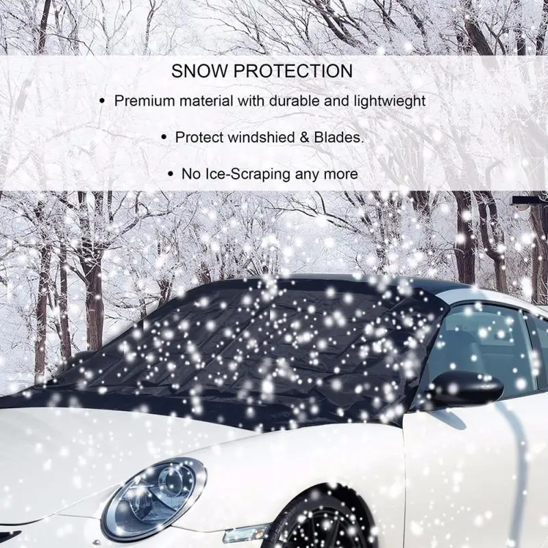 Магнит лобовое стекло автомобиля полное покрытие Защита от солнца Зимний снег лед защита от пыли защита от мороза УФ-тени водонепроницаемый чехол Универсальный