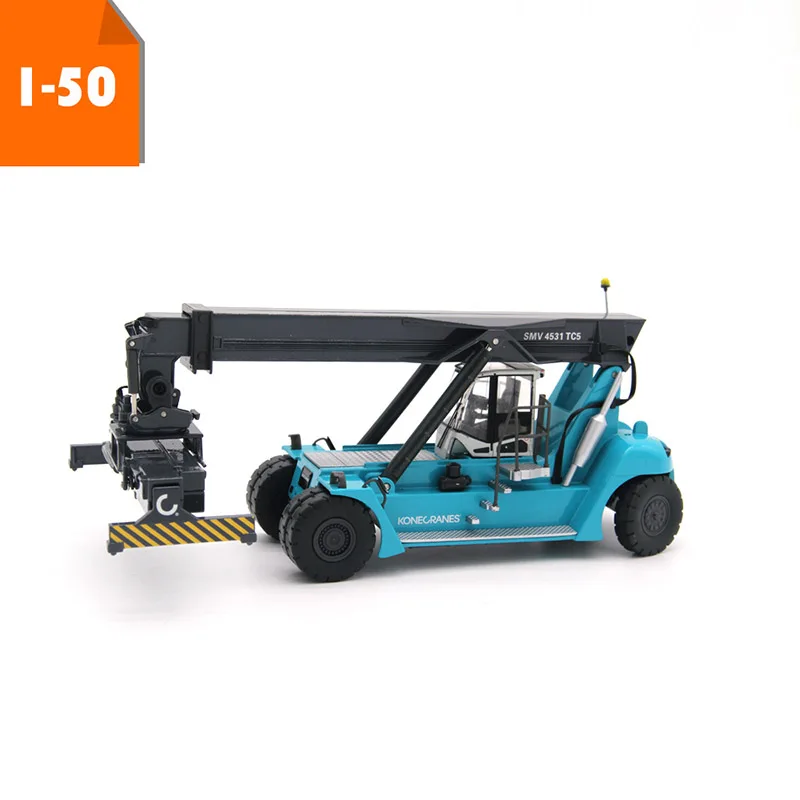 #Special Offers 1/50 Scale Konecranes container reach crane Construction machinery vehicle car model Alloy diecast toys collection show Souvenir #Special Offers 1/50 Scale Konecranes container reach crane Construction machinery vehicle car model Alloy diecast toys collection show Souvenir