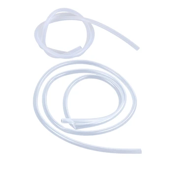

2 Roll Silicone Food Grade Water Air Tube Hose 1 Meter - 6mm x 8mm & 4mmx6mm