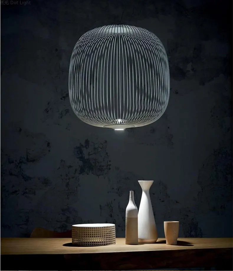 Постмодерн Nordic Birdcageg Foscarini спиц 1/2 подвесной светильник светодиодный Индивидуальные Дизайнерские Спальня Ресторан Бар Обеденная кафе