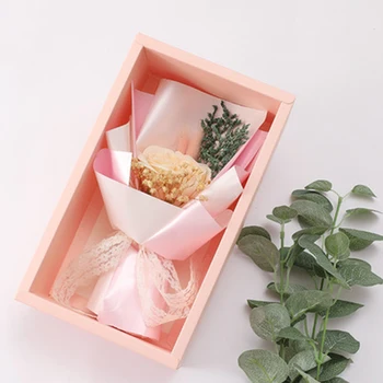 

1 Bunch DIY Artificial Rose Flower Fake Soap Flower Gift Box Soap Flower Gift Box 29*19*9cm Wedding Birthday Christmas Gift
