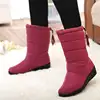 Winter Women Boots Mid-Calf Down Boots High Bota Waterproof Ladies Snow Winter Shoes Woman Plush Insole Botas Mujer Invierno ► Photo 2/6